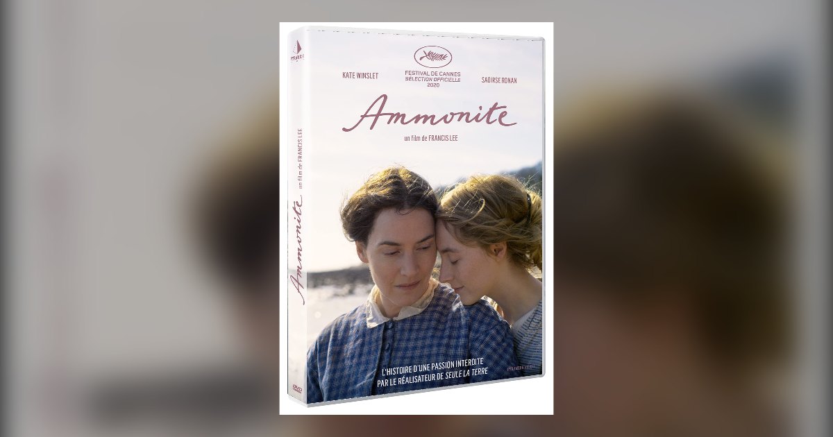 Affiche du film Ammonite avec Kate Winslet et Saoirse Ronan, romance lesbienne d epoque sur la cote anglaise