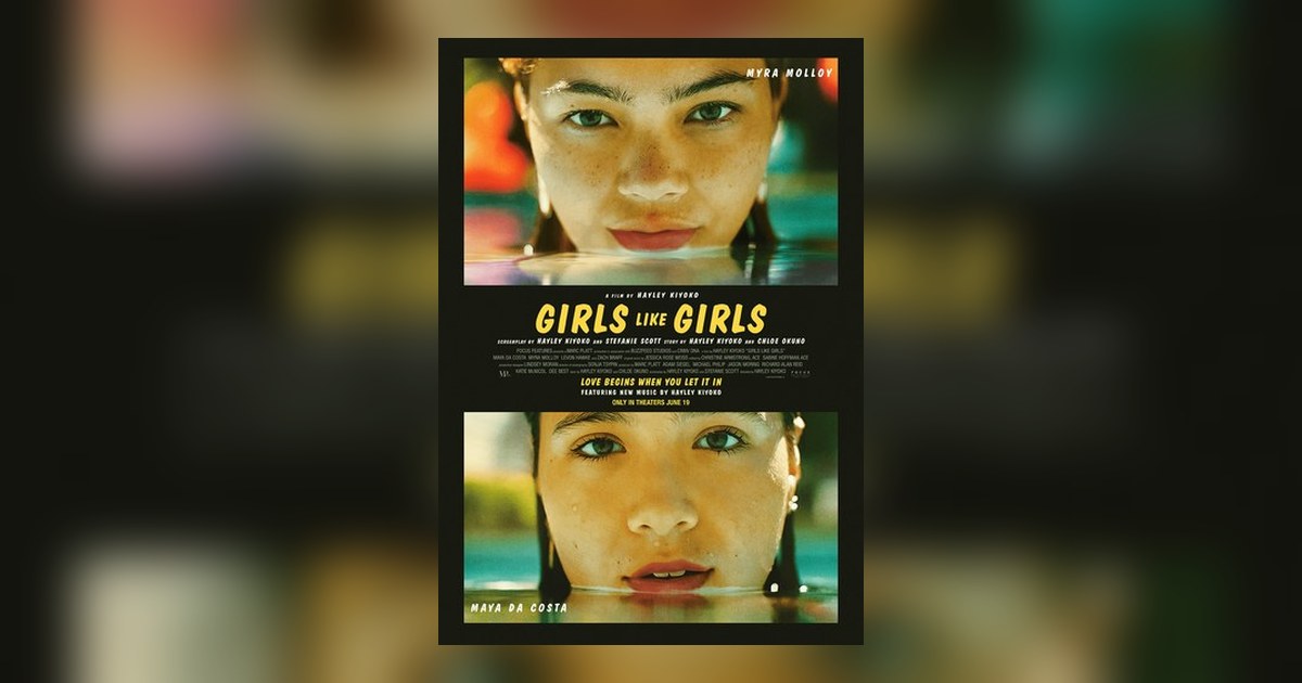 Affiche officielle du film lesbien Girls Like Girls de Hayley Kiyoko avec Maya da Costa et Myra Molloy